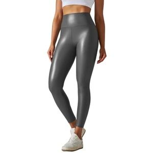 Yogalicious brown High-Waisted Leggings for Versatile Comfort large